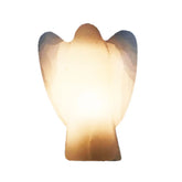 Selenite Crystal Angel Lamp